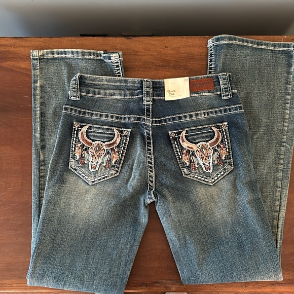 Girls Bootcut Jeans - Picture 2 of 4